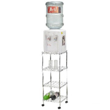 Chrome Living Room Metal Wire Trolley Rack (CJ303090CW)